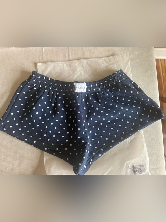 Parke Pants - Parke Navy with White Polka Dot Shorts- NWT